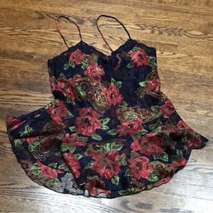 Victorias Secret Floral Slip Chemises